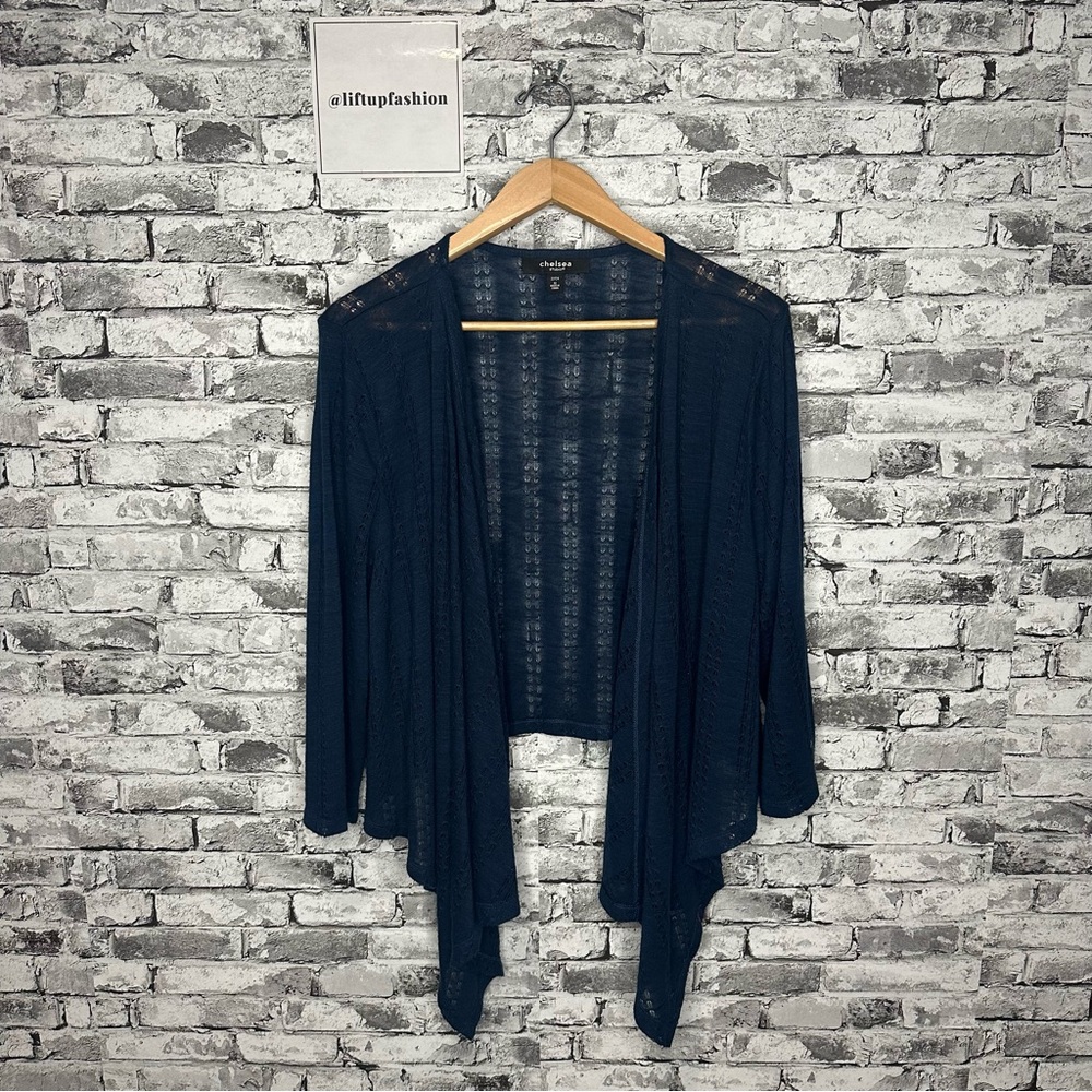 EUC Chelsea Studio Sheer Cardigan Size 22/24 (RN 88842)